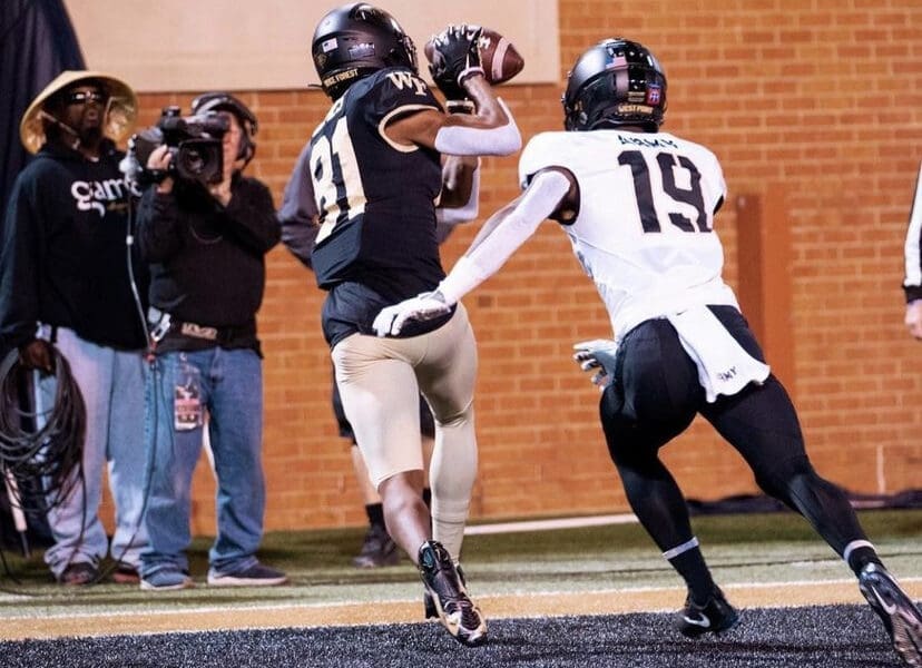 WVU Football offers Wake Forest WR Wesley Grimes