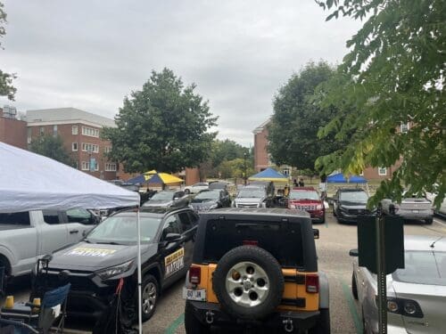 WVU fans at Ohio game