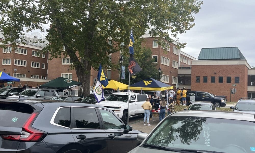 WVU fans at Ohio game