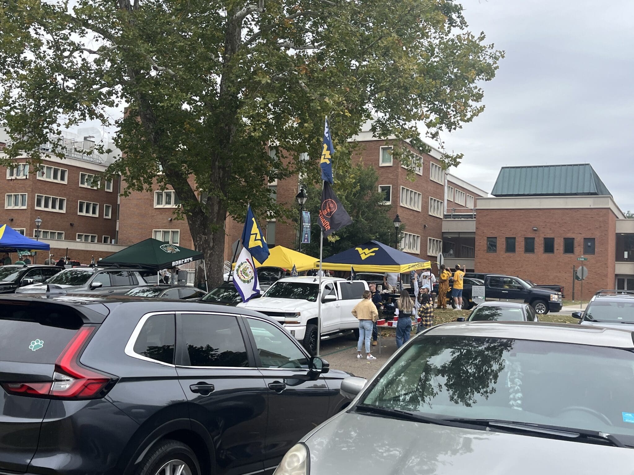 WVU fans at Ohio game