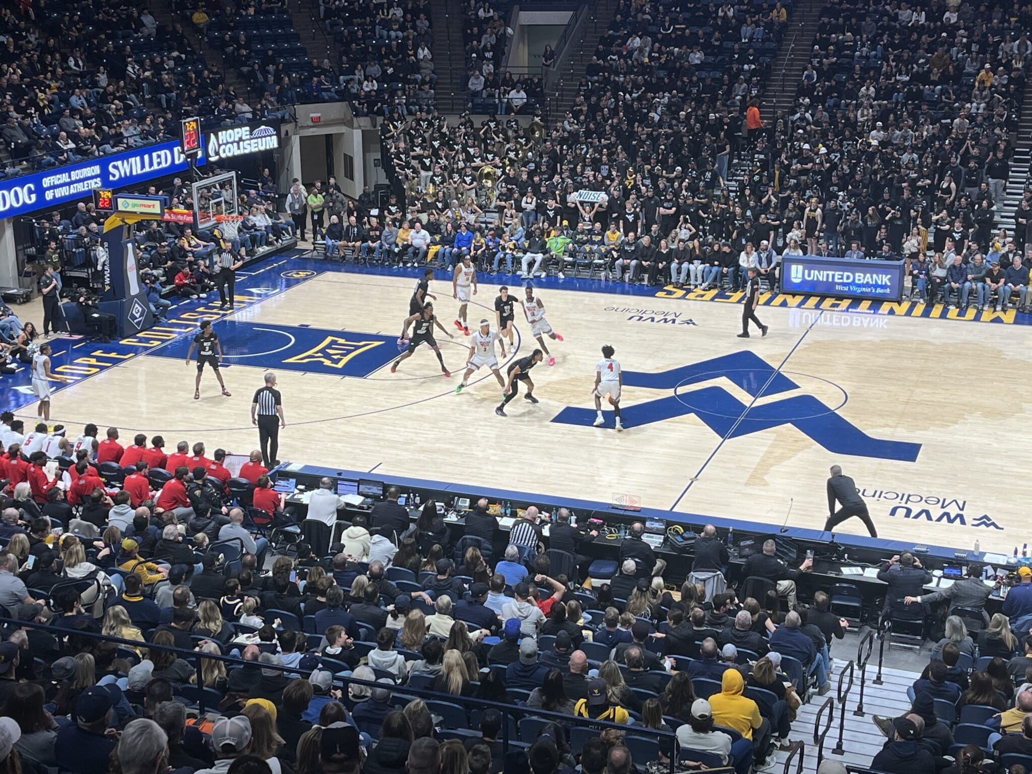WVU Basketball Coal Rush