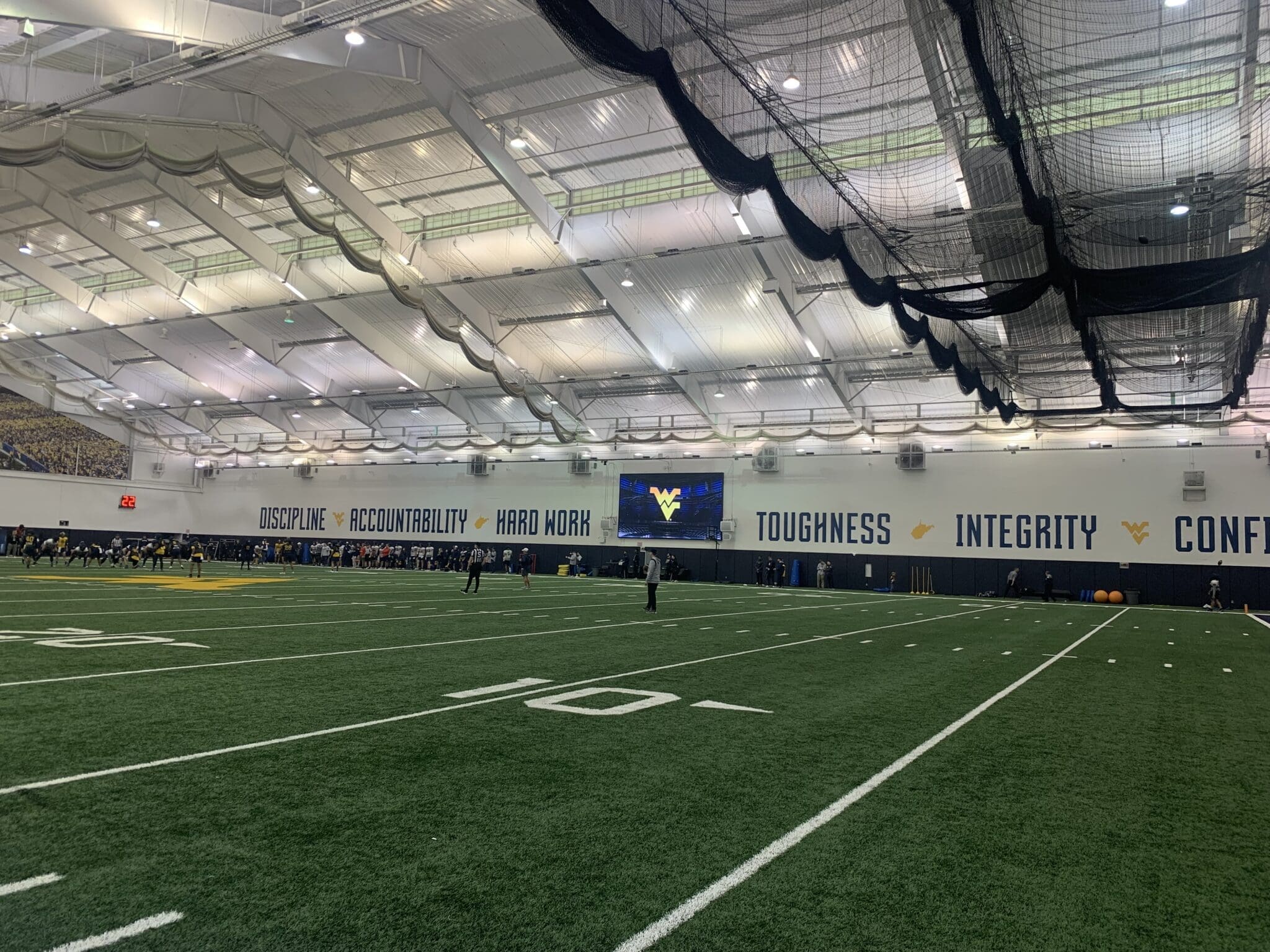 WVU Football indoor facility stock