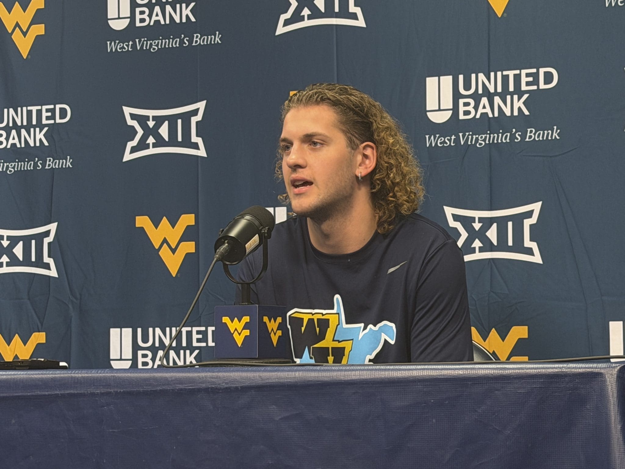 WVU Basketball guard Finley Bizjack