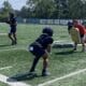 WVU Football RB Jahiem White at practice