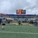 WVU Football fall camp practice at Milan Puskar Stadium for Fan Day
