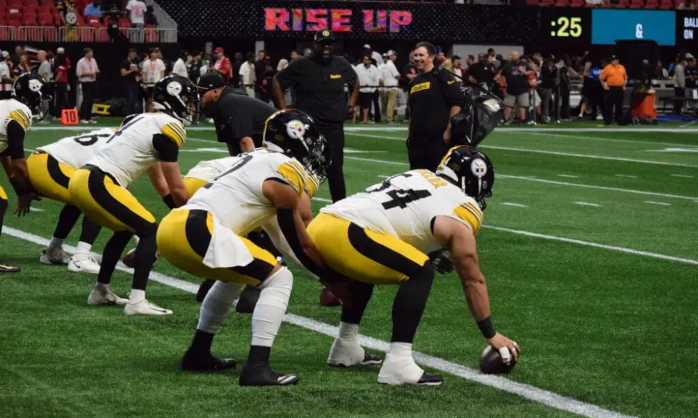 Zach Frazier with Steelers