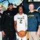 Josh Eilert and coaches recruiting Jasper Johnson