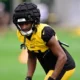 Beanie Bishop with Steelers