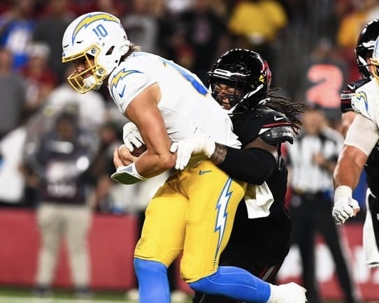 Dante Stills sack with Cardinals