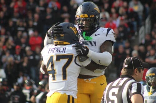 WVU Football Tyrin Bradley and Ty French