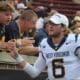 WVU Football QB Garrett Greene with fans