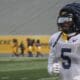 WVU Football WR Jaden Bray at practice