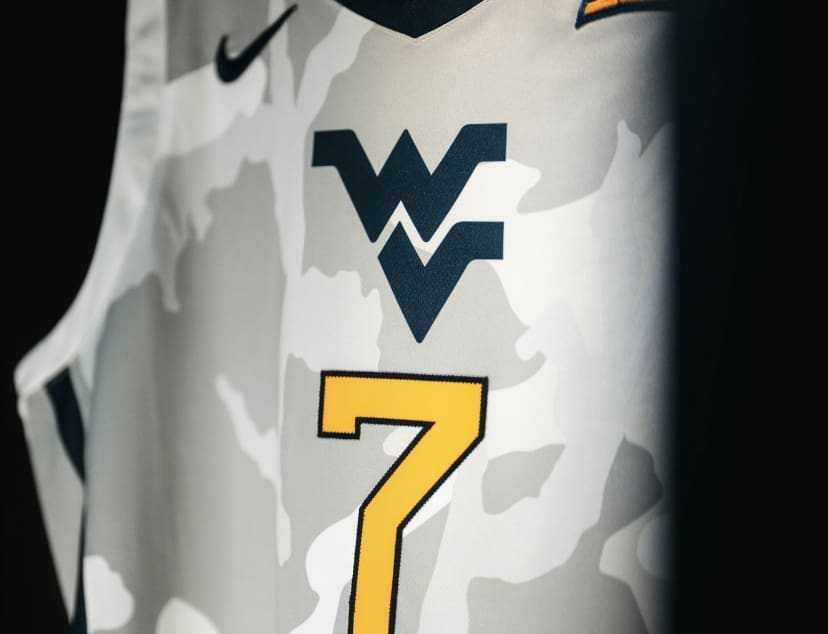 WVU Basketball Veteran’s Day uniforms