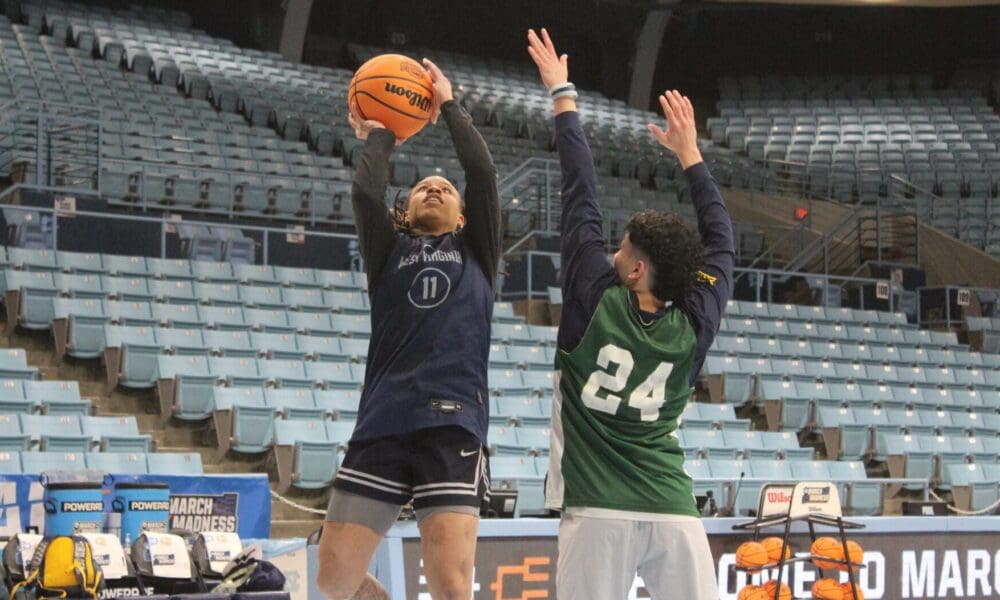 WVU Women's Basketball JJ Quinerly at NCAA Tournament
