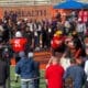 Wyatt Milum in fight at Senior Bowl