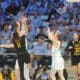WVU Women’s Basketball JJ Quinerly against UNC at NCAA Tournament