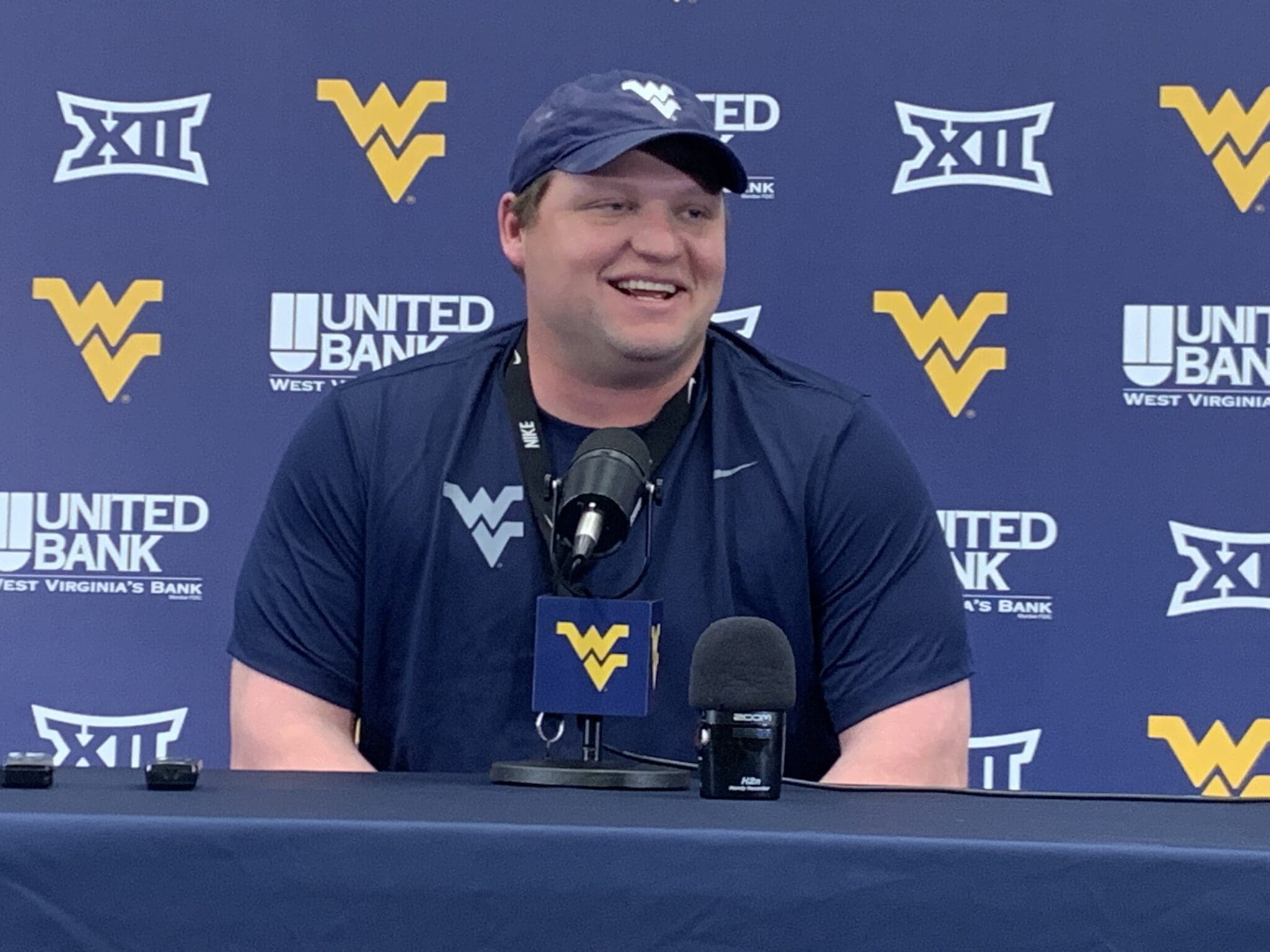 WVU Football TE coach Michael Nysewander