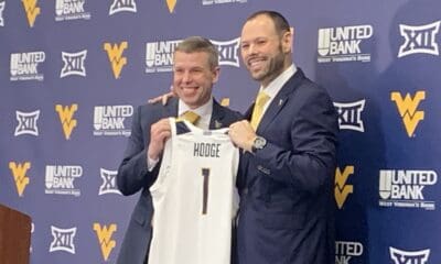 WVU AD Wren Baker and Ross Hodge