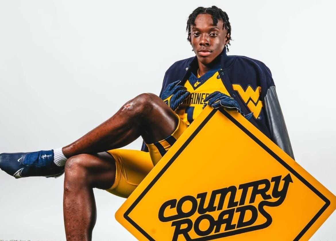 WVU Football transfer safety Kaleb Gray. Image courtesy of Kaleb Gray's Instagram account.