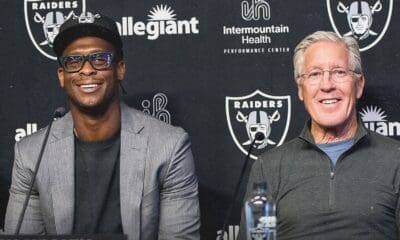 Geno Smith and Pete Carroll