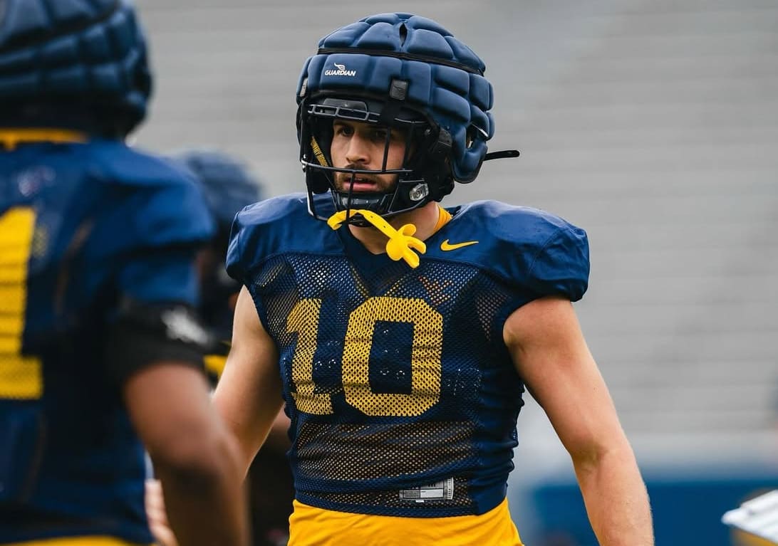 WVU Football bandit Braden Siders. Image courtesy of Braden Siders' Instagram account.