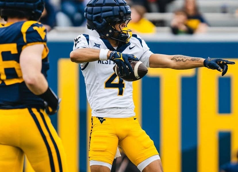 WVU Football WR Cam Vaughn