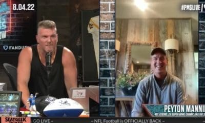 Pat McAfee and Peyton Manning