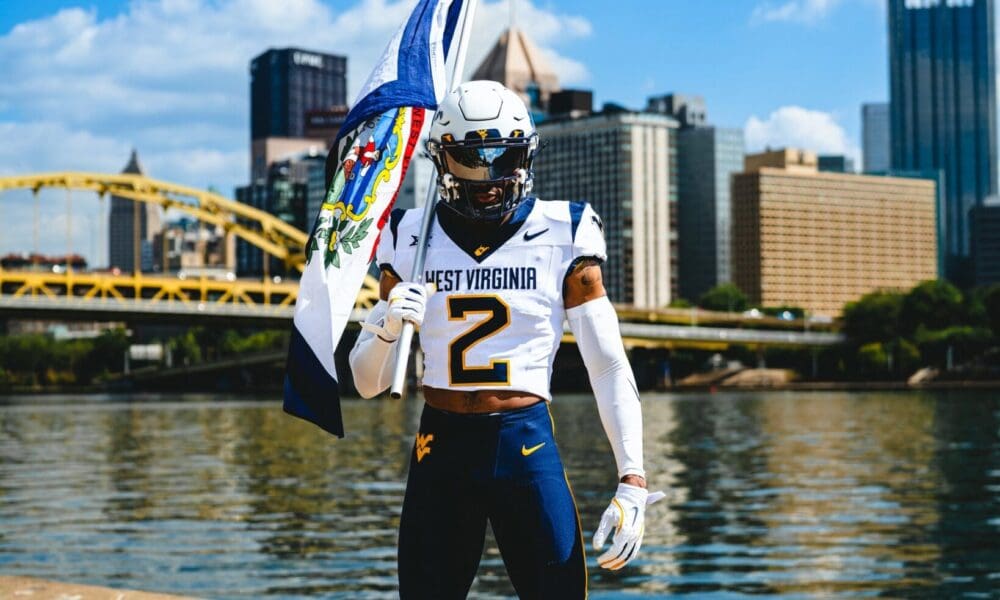 WVU Football 2024 Backyard Brawl uniform