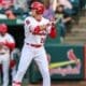 JJ Wetherholt with Cardinals minor league team