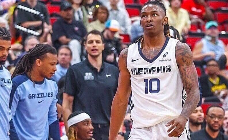 Javon Small with Grizzlies during Summer League