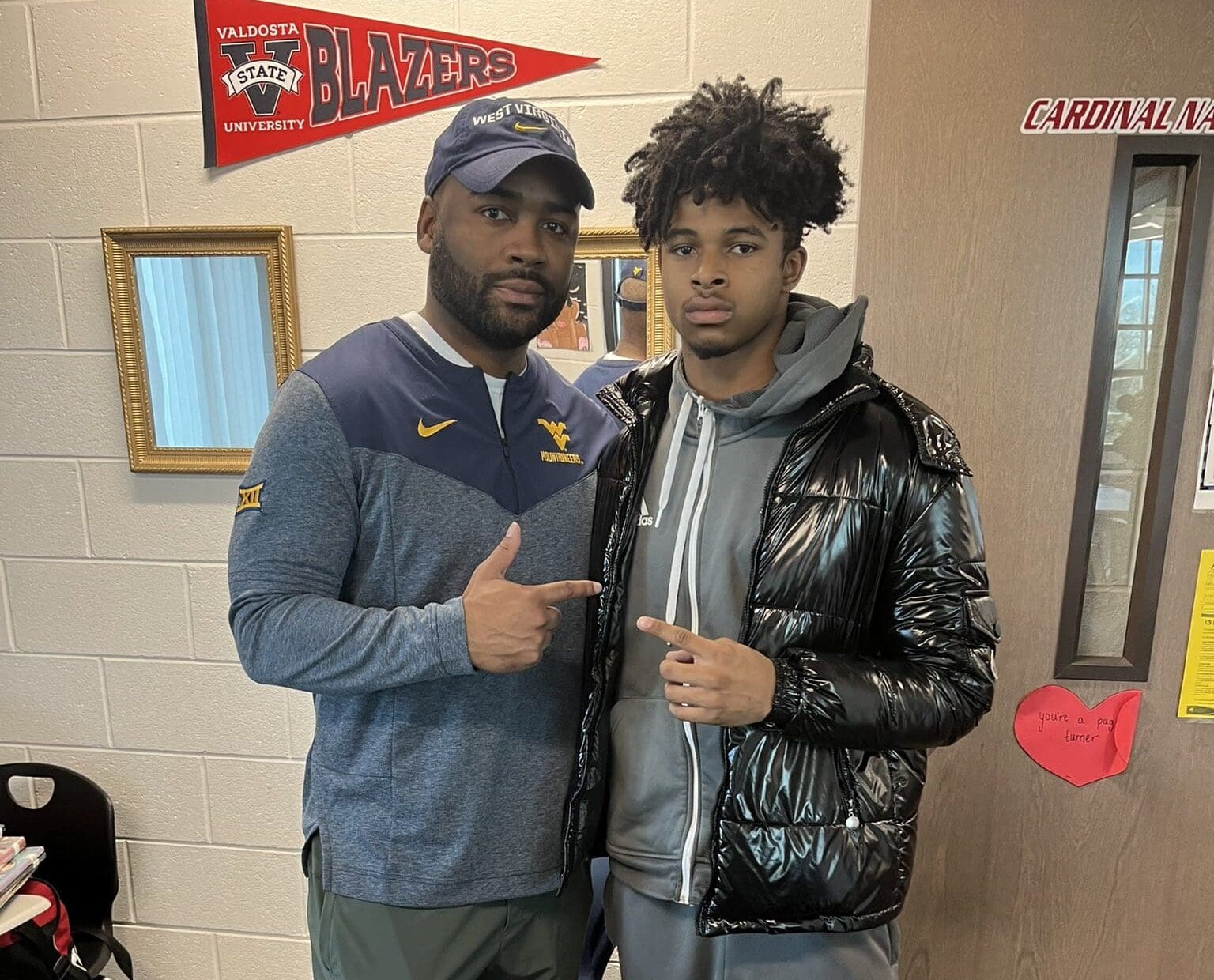 WVU Football Jontavius Wyman and Rod West