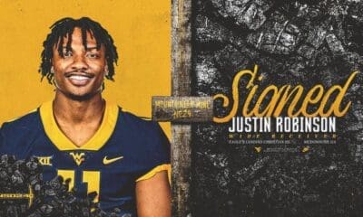 WVU Football WR Justin Robinson