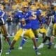 Kedon Slovis with Pitt against WVU