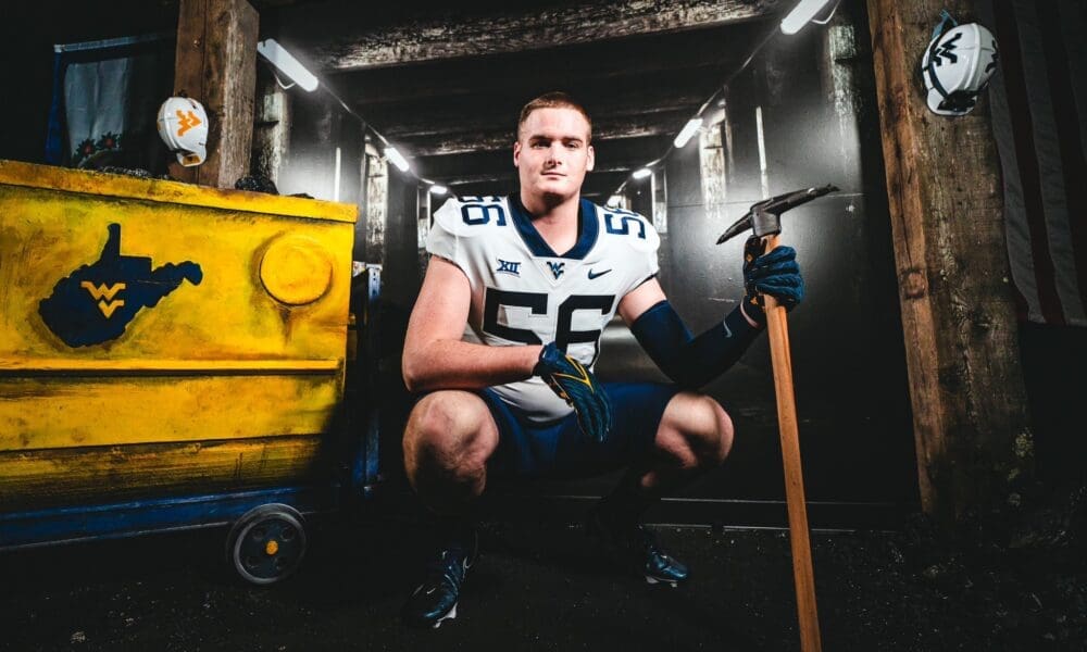 WVU Football OL Lucas Austin