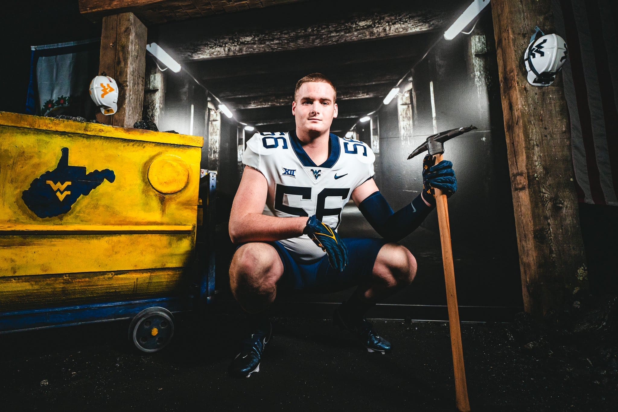 WVU Football OL Lucas Austin