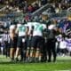 Marshall Football huddle