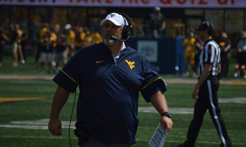 WVU OL coach Matt Moore