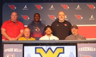 WVU Football QB Max Anderson at signing day