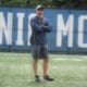 WVU Football HC Neal Brown at practice