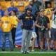 WVU Football HC Neal Brown during loss to Pitt