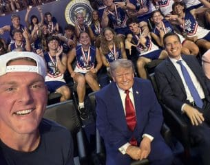 Pat McAfee and Donald Trump