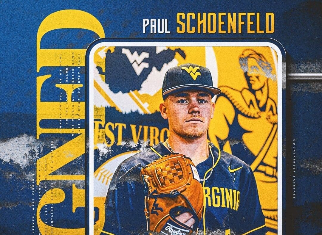 WVU Baseball OF Paul Schoenfeld