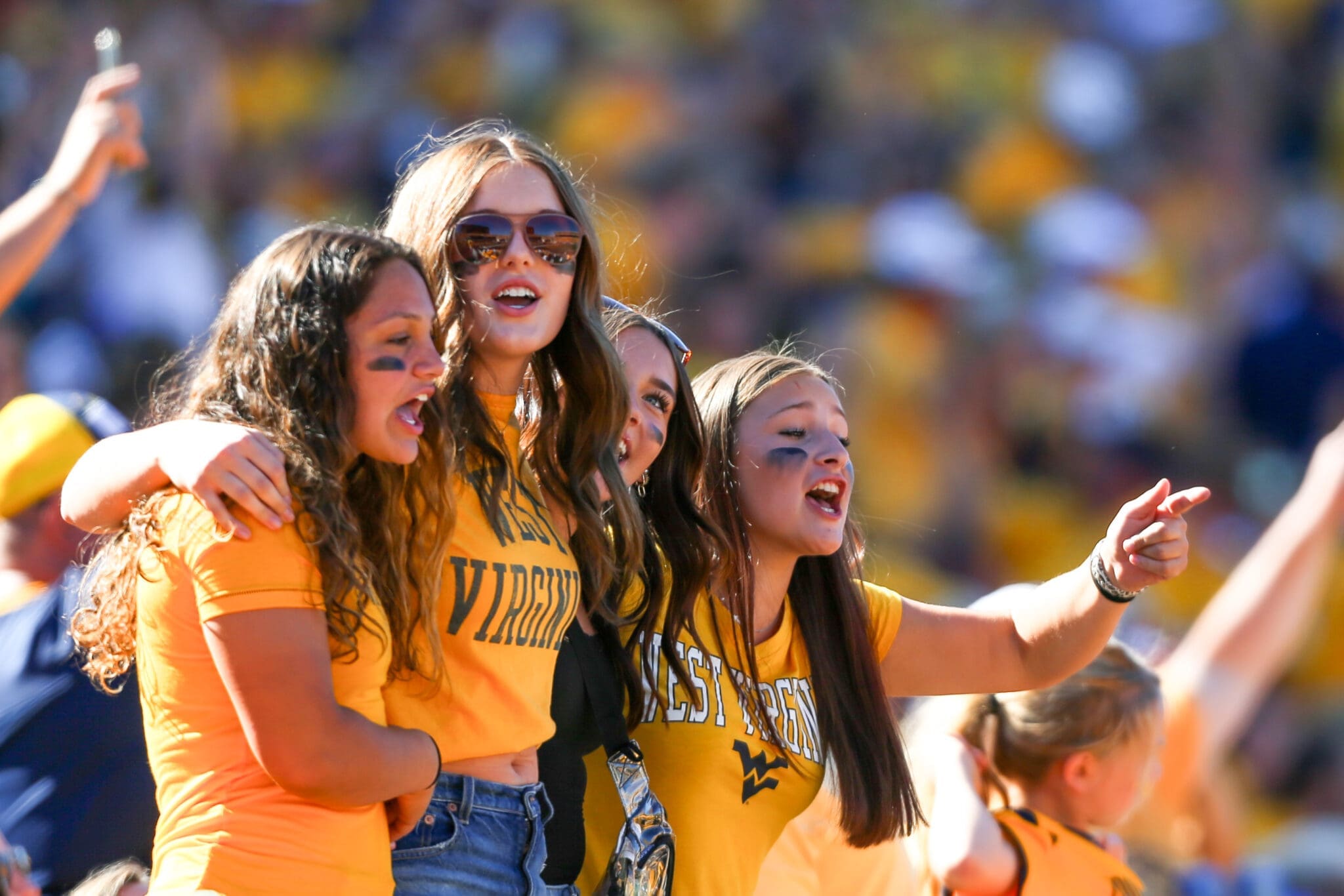 WVU fans at football season opener