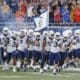 WVU football flag stock