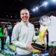 Ross Hodge with NIT trophy