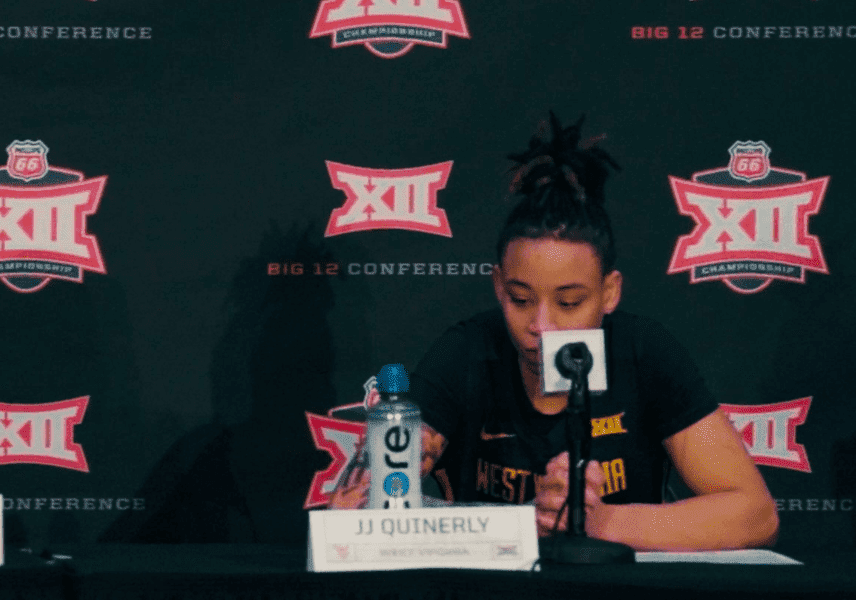 WVU Women's Basketball JJ Quinerly at Big 12 Tournament