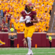WVU DB Beanie Bishop with Minnesota.