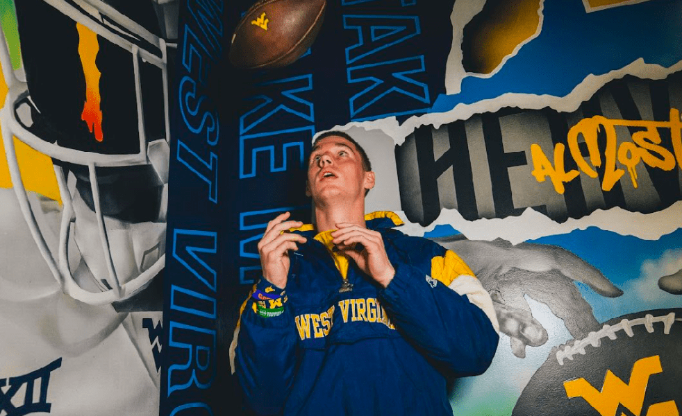 WVU football QB recruit and West Virginia native Atley Cowan.