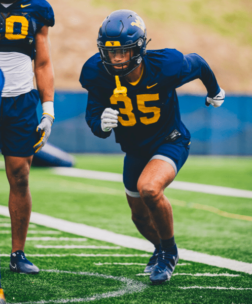 WVU Football DL Aric Burton