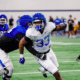 WVU Football DL Tomiwa Durojaiye with Kentucky